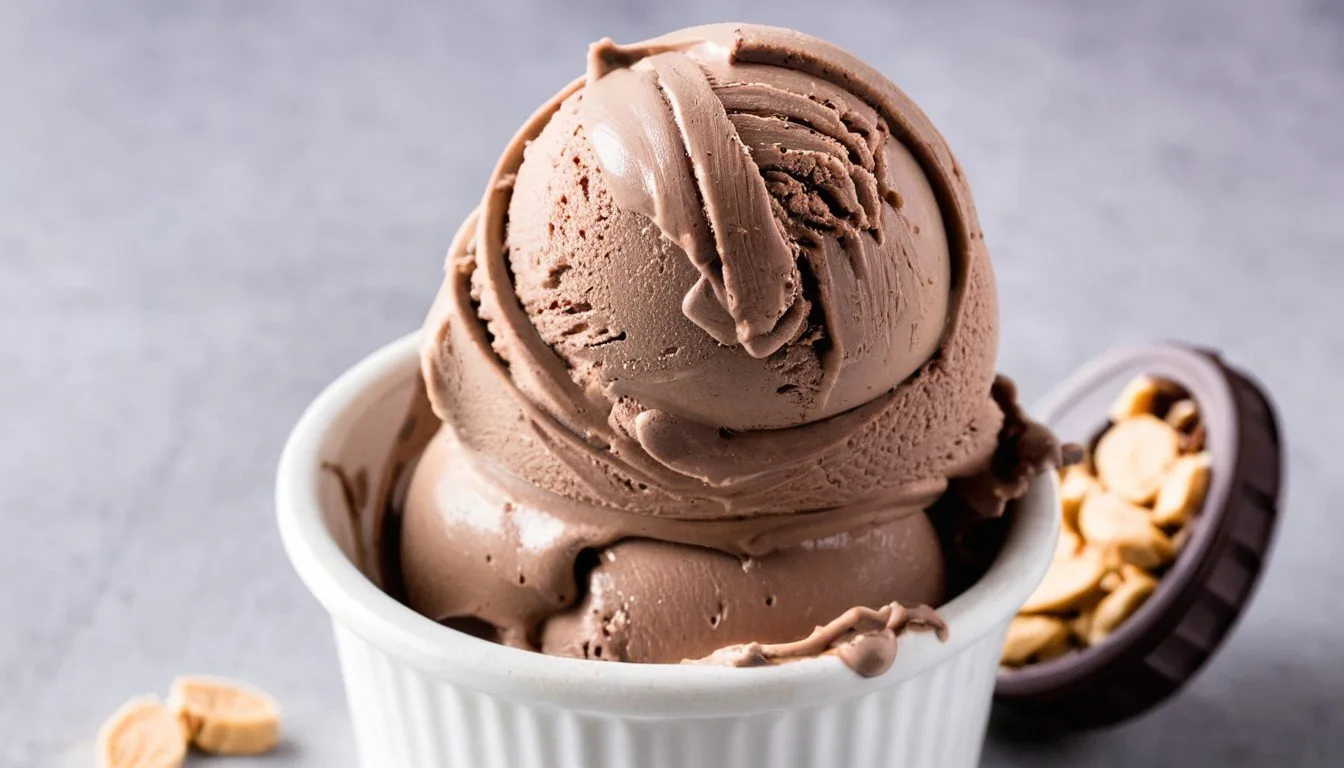 Ninja Creami Chocolate Peanut Butter Ice Cream